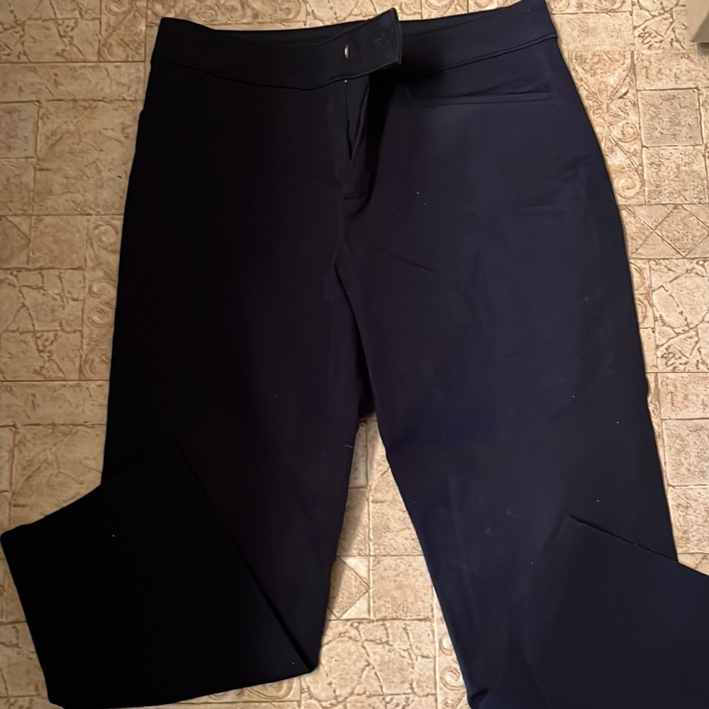 Chaps Casual Dressy Dark Blue Capris